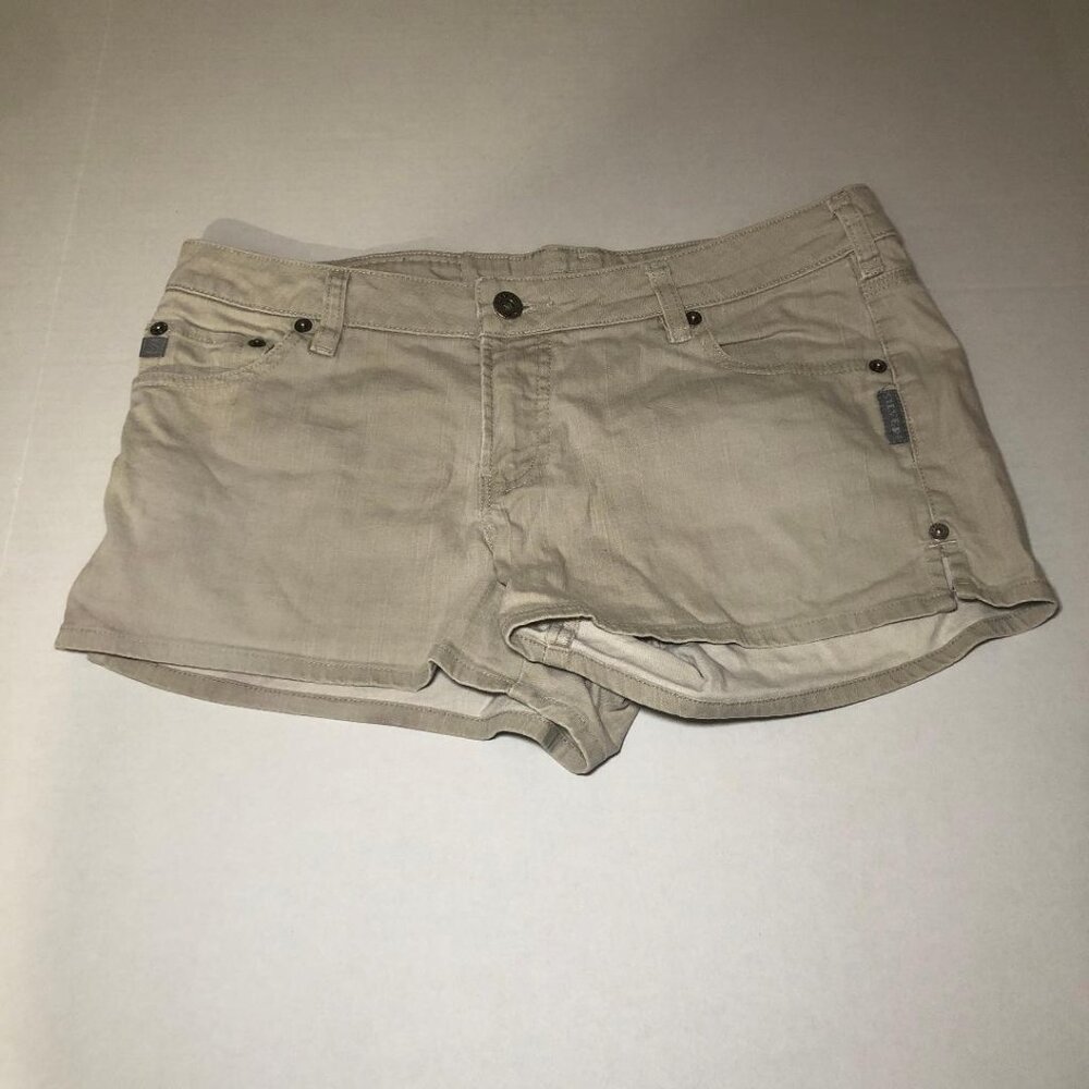 Vintage 90's Y2K Silver Jeans Co Shorts Women's Size 29 Khaki